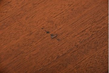 アンティーク家具　アンティーク 天板一枚板 古材を使った鉄脚テーブル(1)