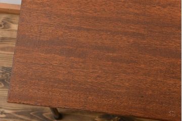 アンティーク家具　アンティーク  天板一枚板 古材を使った鉄脚テーブル(4)(作業台、机)