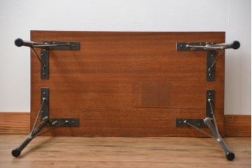 アンティーク家具　アンティーク  天板一枚板 古材を使った鉄脚テーブル(4)(作業台、机)