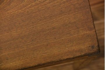 レトロ家具　昭和レトロ 古い栓材のアンティークサイドテーブル(机)