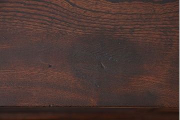 アンティーク家具　古民具・骨董 古い欅材の引き出し付き置き床(ローボード)