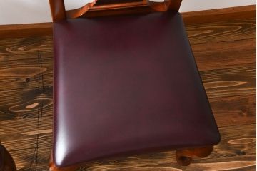 中古　ドレクセル　マホガニー材　ダイニングチェア2脚セット(1)(椅子、イス)