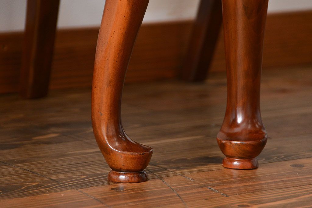 中古　ドレクセル　マホガニー材　ダイニングチェア2脚セット(1)(椅子、イス)