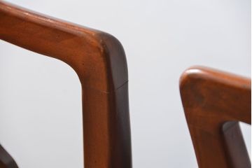 中古　ドレクセル　マホガニー材　ダイニングチェア2脚セット(1)(椅子、イス)