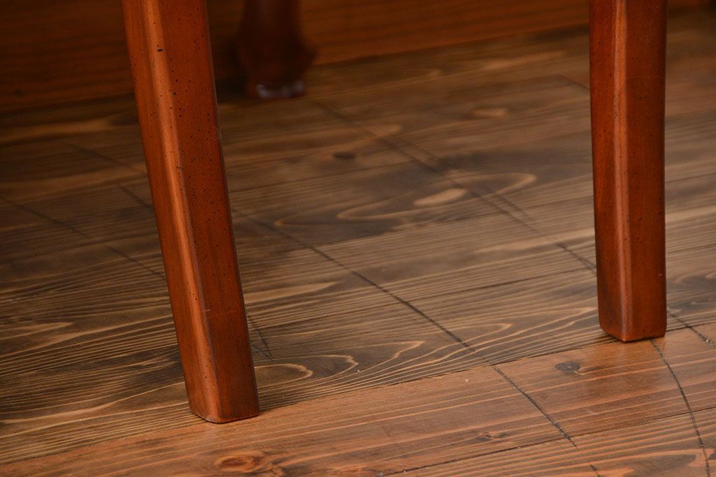 中古　ドレクセル　マホガニー材　ダイニングチェア2脚セット(1)(椅子、イス)