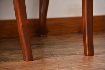 中古　ドレクセル　マホガニー材　ダイニングチェア2脚セット(2)(椅子、イス)