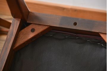 中古　ドレクセル　マホガニー材　ダイニングチェア2脚セット(2)(椅子、イス)