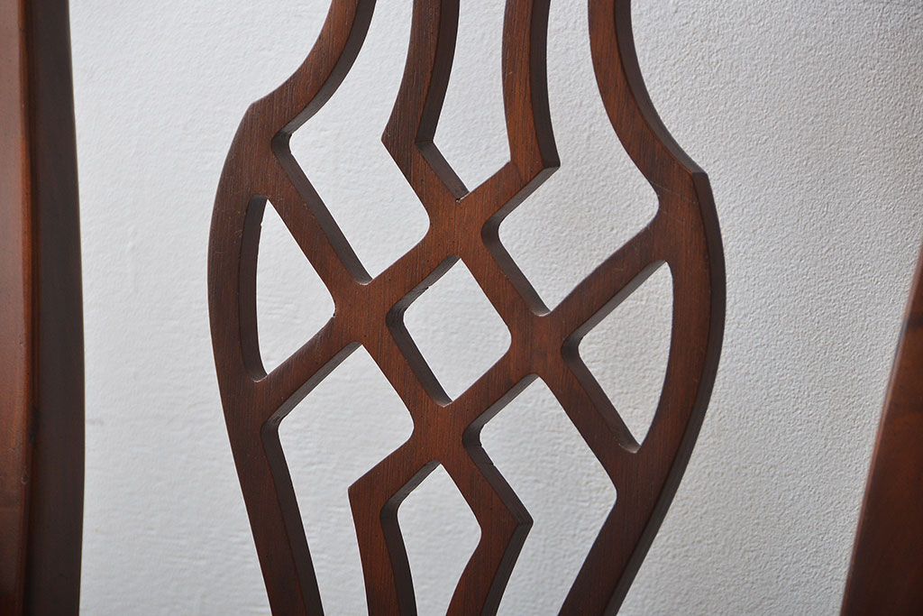 中古　ドレクセル　マホガニー材　アームチェア(椅子、イス)