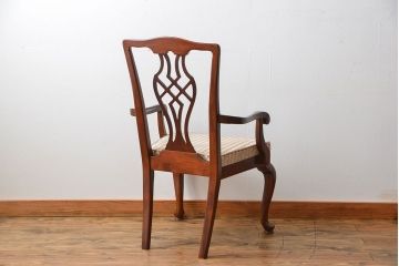 中古　ドレクセル　マホガニー材　アームチェア(椅子、イス)