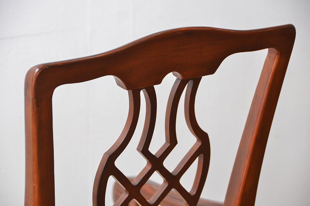 中古　ドレクセル　マホガニー材　アームチェア(椅子、イス)