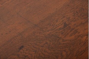 アンティーク家具　アンティーク 天板ナラ材の大きな鉄脚作業台(テーブル、机)