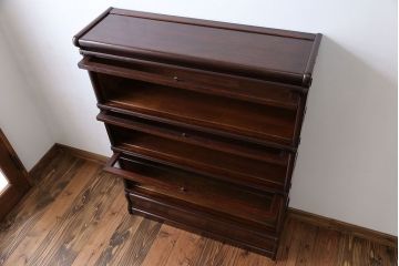 アンティーク家具　イギリスアンティーク グローブヴェルニッケ社製 高級スタッキングブックケース