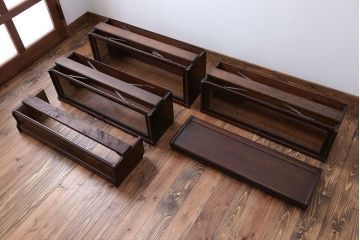 アンティーク家具　イギリスアンティーク グローブヴェルニッケ社製 高級スタッキングブックケース