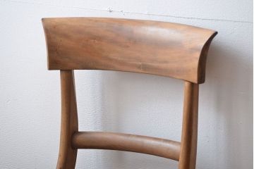 アンティーク家具　フランスアンティーク 木味のステキなフレンチチェア2脚セット(椅子、イス)