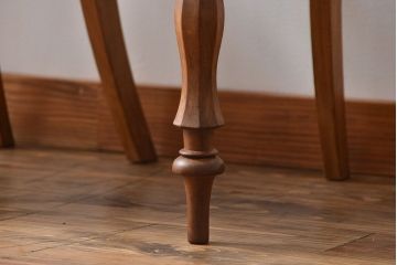 アンティーク家具　フランスアンティーク 木味のステキなフレンチチェア2脚セット(椅子、イス)