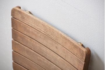 アンティーク家具　イギリスアンティーク ペンキのはげたガーデンチェア2脚セット(2)(椅子、イス)