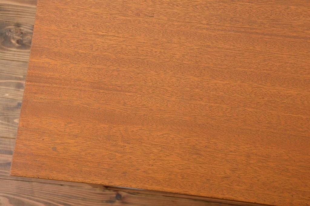 レトロ家具　昭和レトロ シンプルな片袖机(デスク、在宅ワーク、在宅用テーブル)