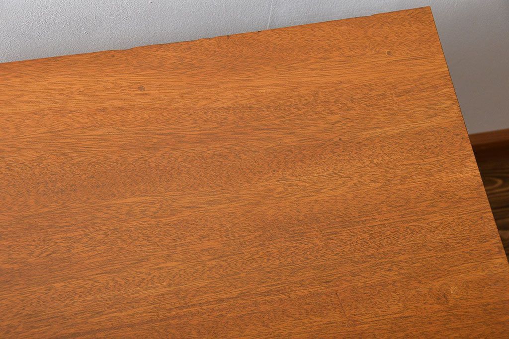 レトロ家具　昭和レトロ シンプルな片袖机(デスク、在宅ワーク、在宅用テーブル)