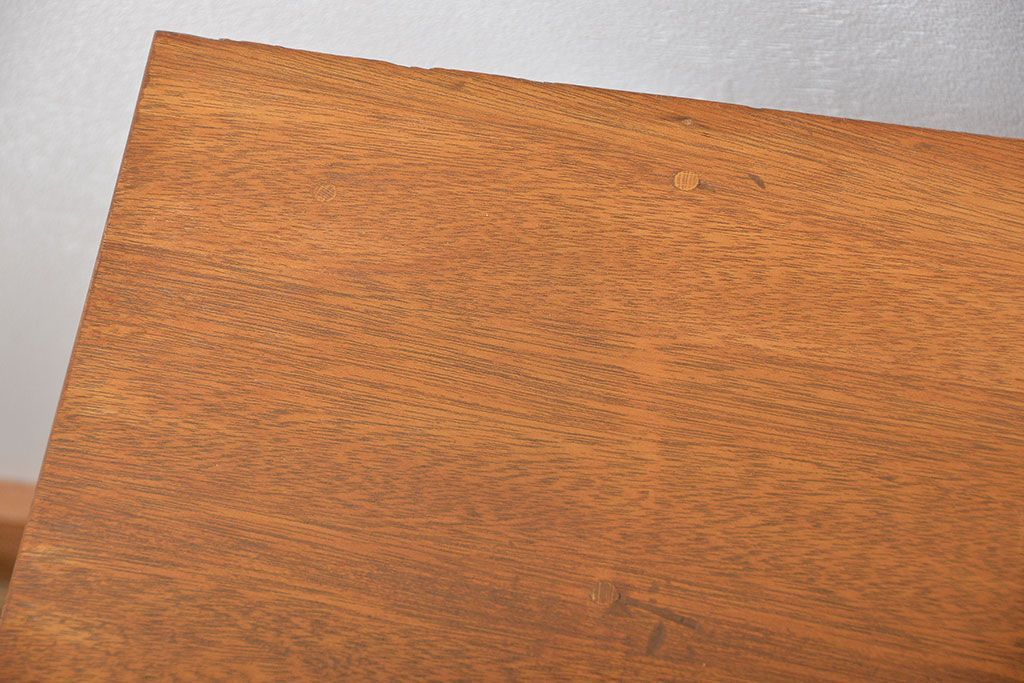 レトロ家具　昭和レトロ シンプルな片袖机(デスク、在宅ワーク、在宅用テーブル)