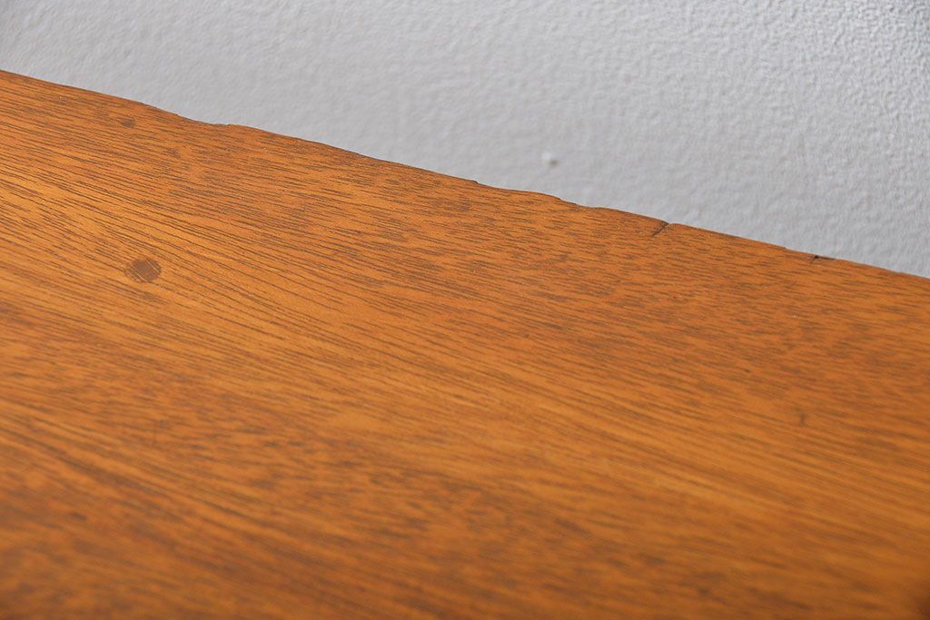 レトロ家具　昭和レトロ シンプルな片袖机(デスク、在宅ワーク、在宅用テーブル)