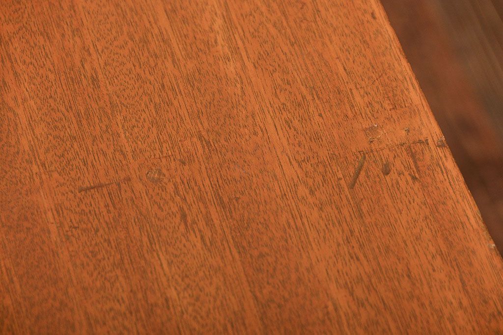 レトロ家具　昭和レトロ シンプルな片袖机(デスク、在宅ワーク、在宅用テーブル)