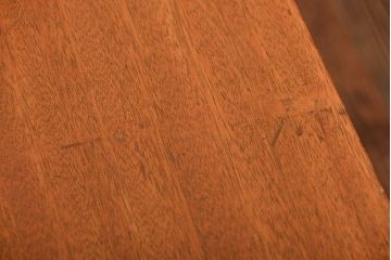 レトロ家具　昭和レトロ シンプルな片袖机(デスク、在宅ワーク、在宅用テーブル)