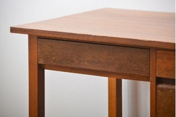 レトロ家具　昭和レトロ シンプルな片袖机(デスク、在宅ワーク、在宅用テーブル)