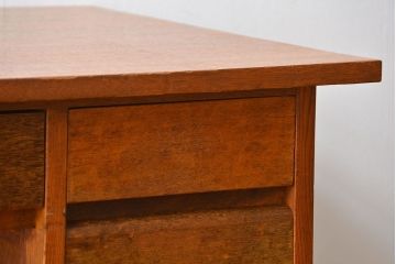 レトロ家具　昭和レトロ シンプルな片袖机(デスク、在宅ワーク、在宅用テーブル)