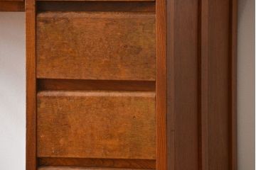 レトロ家具　昭和レトロ シンプルな片袖机(デスク、在宅ワーク、在宅用テーブル)