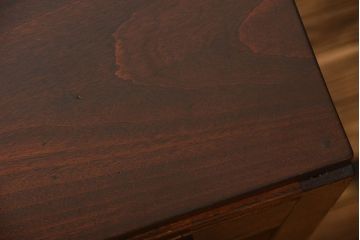 アンティーク家具　希少なアンティーク左片袖机(テーブル、デスク、在宅ワーク、在宅用)