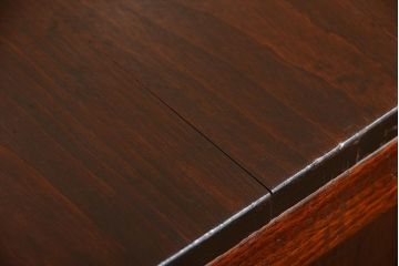 アンティーク家具　希少なアンティーク左片袖机(テーブル、デスク、在宅ワーク、在宅用)