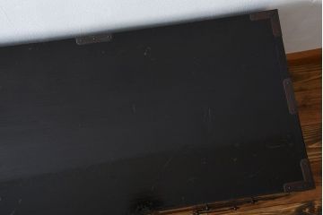 アンティーク家具　アンティーク 前面欅材!味わい深い角手庄内箪笥(時代箪笥)