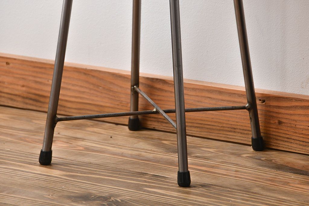 ラフジュ工房オリジナル　アイアンスツール1脚(1)(椅子)