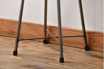 ラフジュ工房オリジナル　アイアンスツール1脚(1)(椅子)