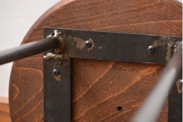 ラフジュ工房オリジナル　アイアンスツール1脚(1)(椅子)