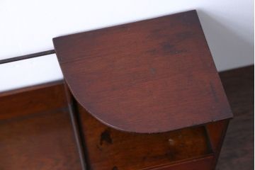 レトロ家具　昭和レトロ　引き出し付き本立て