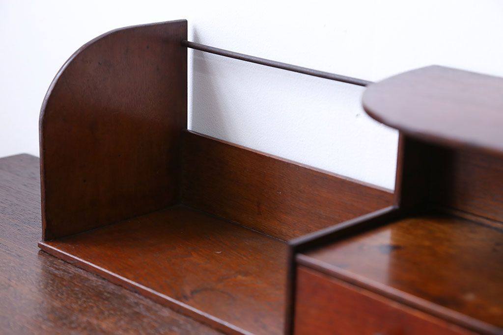 レトロ家具　昭和レトロ　引き出し付き本立て