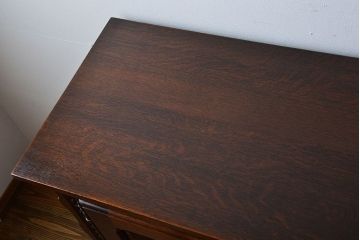 アンティーク家具　フランスアンティーク オーク材!上質なアールデコ サイドボード(サイドキャビネット)