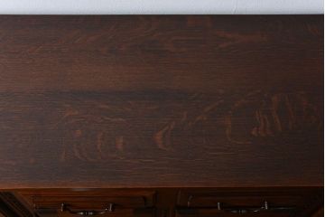 アンティーク家具　フランスアンティーク オーク材!上質なアールデコ サイドボード(サイドキャビネット)