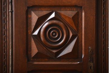 アンティーク家具　フランスアンティーク オーク材!上質なアールデコ サイドボード(サイドキャビネット)