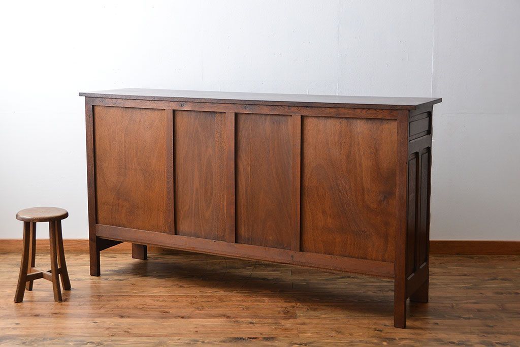 アンティーク家具　フランスアンティーク オーク材!上質なアールデコ サイドボード(サイドキャビネット)