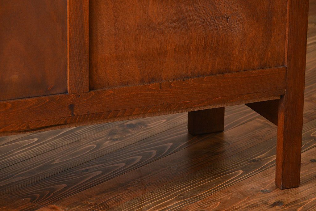 アンティーク家具　フランスアンティーク オーク材!上質なアールデコ サイドボード(サイドキャビネット)