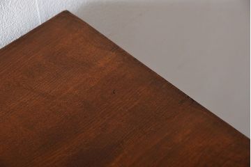 アンティーク家具　アンティーク 天板一枚板 古材の鉄脚テーブル(1)(机、作業台)