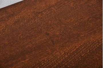 アンティーク家具　アンティーク 天板一枚板 古材の鉄脚テーブル(3)(机、作業台)