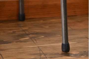 アンティーク家具　アンティーク 天板一枚板 古材の鉄脚テーブル(3)(机、作業台)