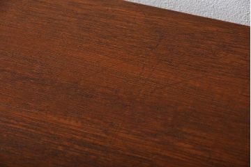 アンティーク家具　アンティーク 天板一枚板!古材を使った鉄脚テーブル(7)(作業台、机)