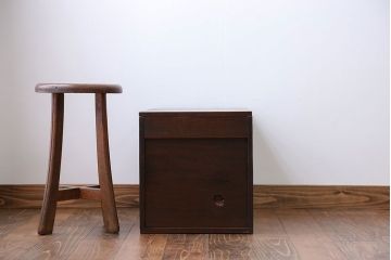 アンティーク雑貨　アンティーク　古い米びつ(収納箱)