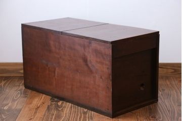 アンティーク雑貨　アンティーク　古い米びつ(収納箱)