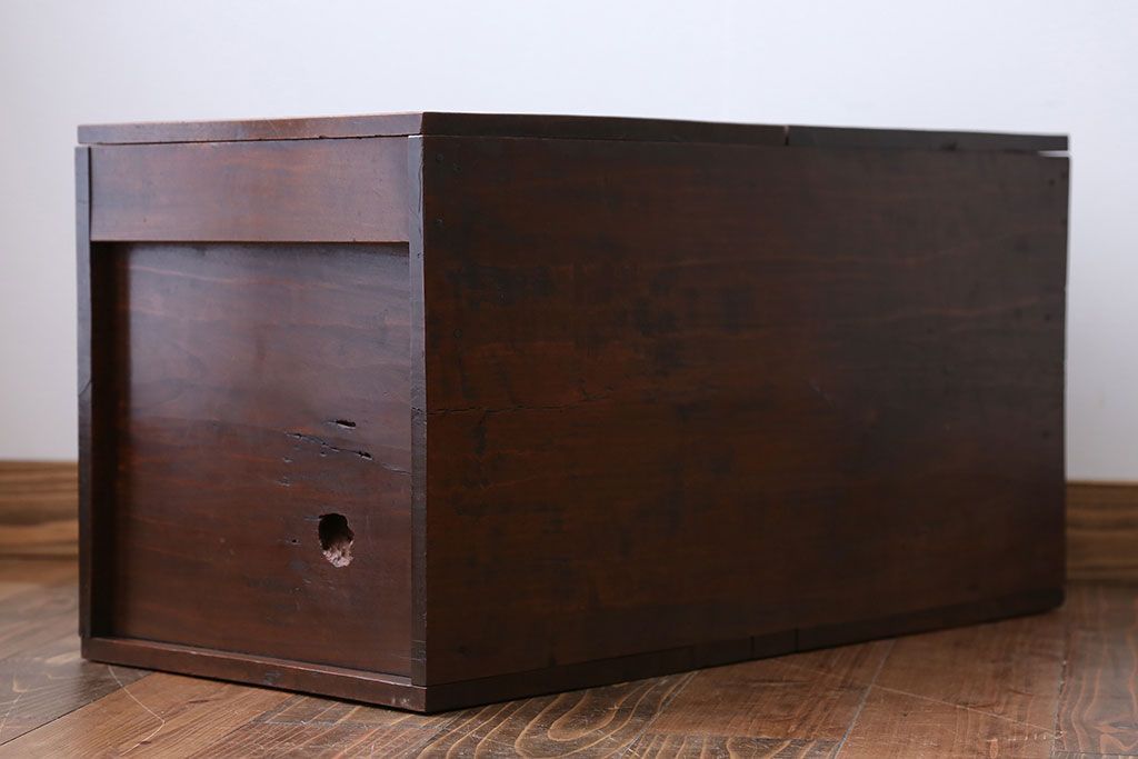 アンティーク雑貨　アンティーク　古い米びつ(収納箱)