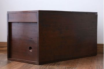 アンティーク雑貨　アンティーク　古い米びつ(収納箱)